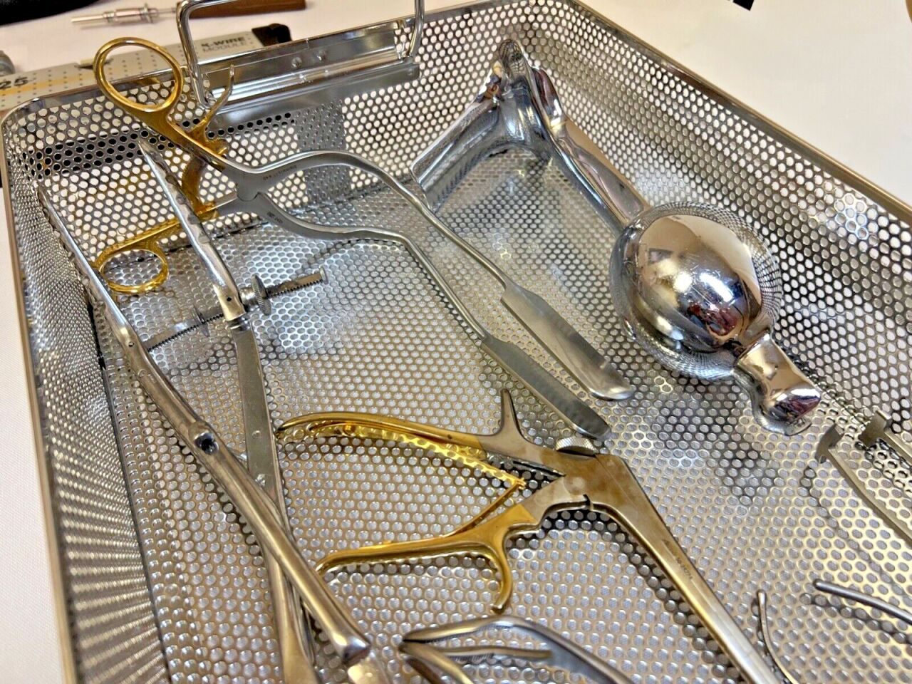 JARIT V. Mueller Sklar OBGYN Instrument Set 11 Piece OBGYN Instrument Set w/ Tray — photo 3