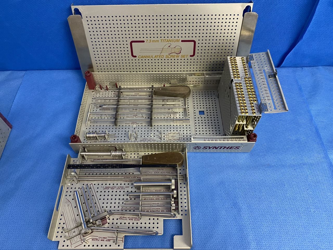 SYNTHES 7.3mm Cannulated Titanium Screw Set — photo 1