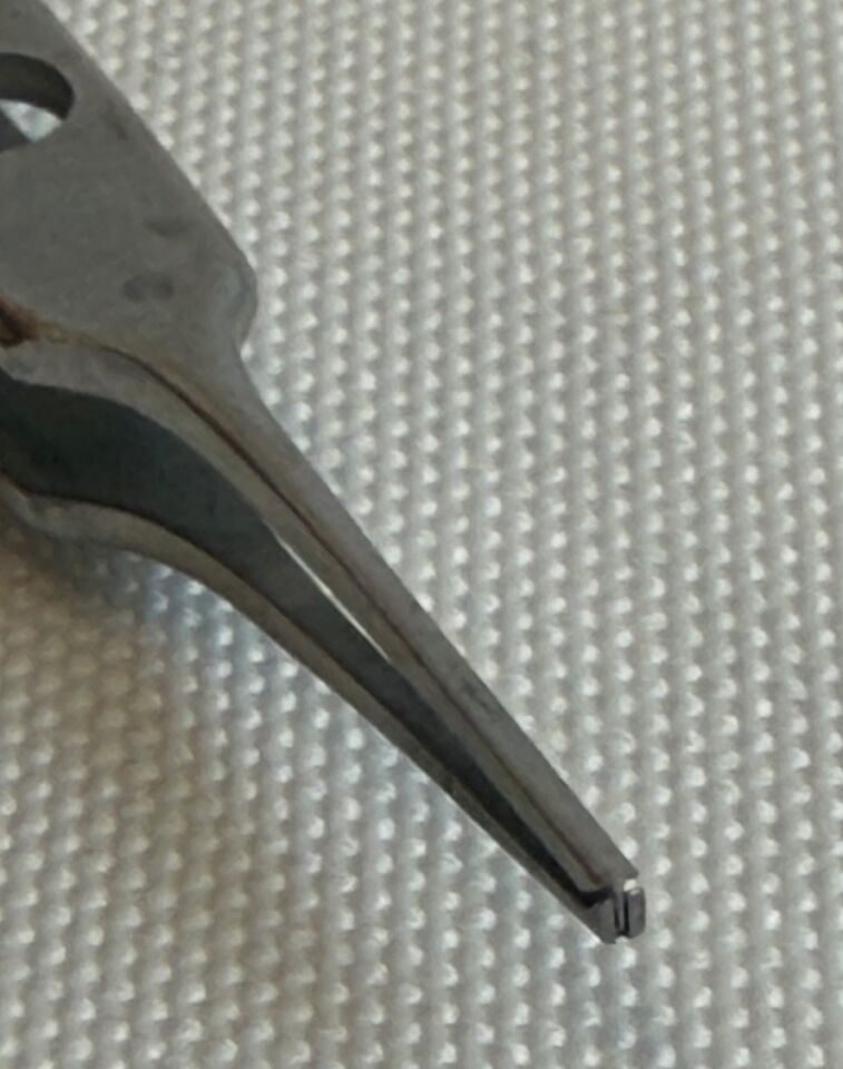 V. MUELLER OP3410 Bishop-Harmon Iris Forcep 3-3/8" 1x2 Teeth — photo 5