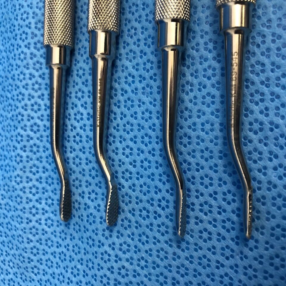 KMEDIC 69-545 Set of 5 Cross Serrations Double Sided Bone Files — photo 2