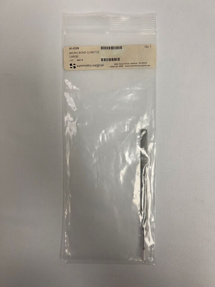 SYMMETRY 61-0329 Guilford-Wright Large Micro Bone Curette 5-1/2" X 2.0mm Cup — photo 4