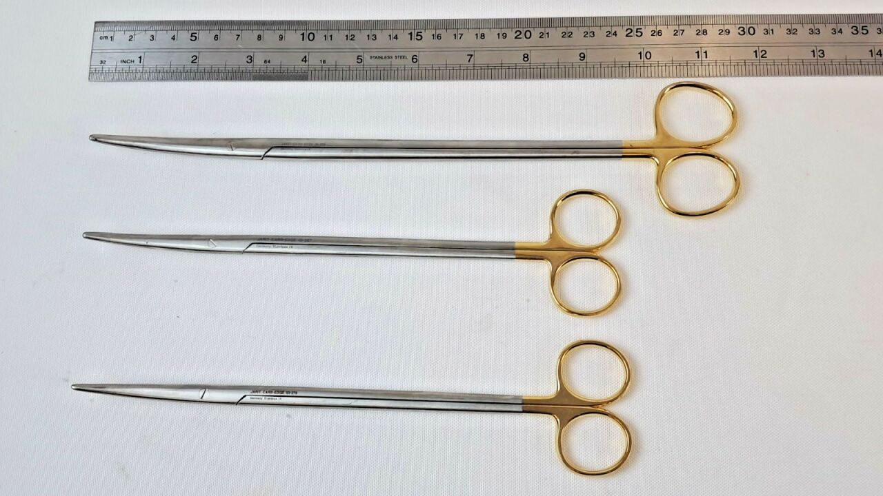 JARIT 101-267 101-276 101-270 Carb-Edge Metzenbaum-Nelson Scissors Set — photo 5