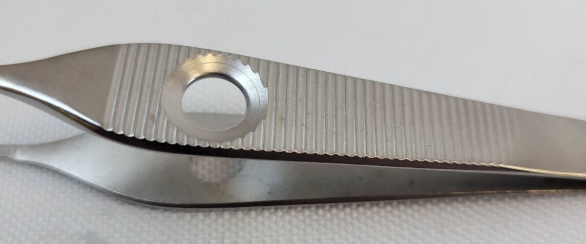 AESCULAP BD508R Adson Tissue Forceps Straight Delicate 120mm — photo 4