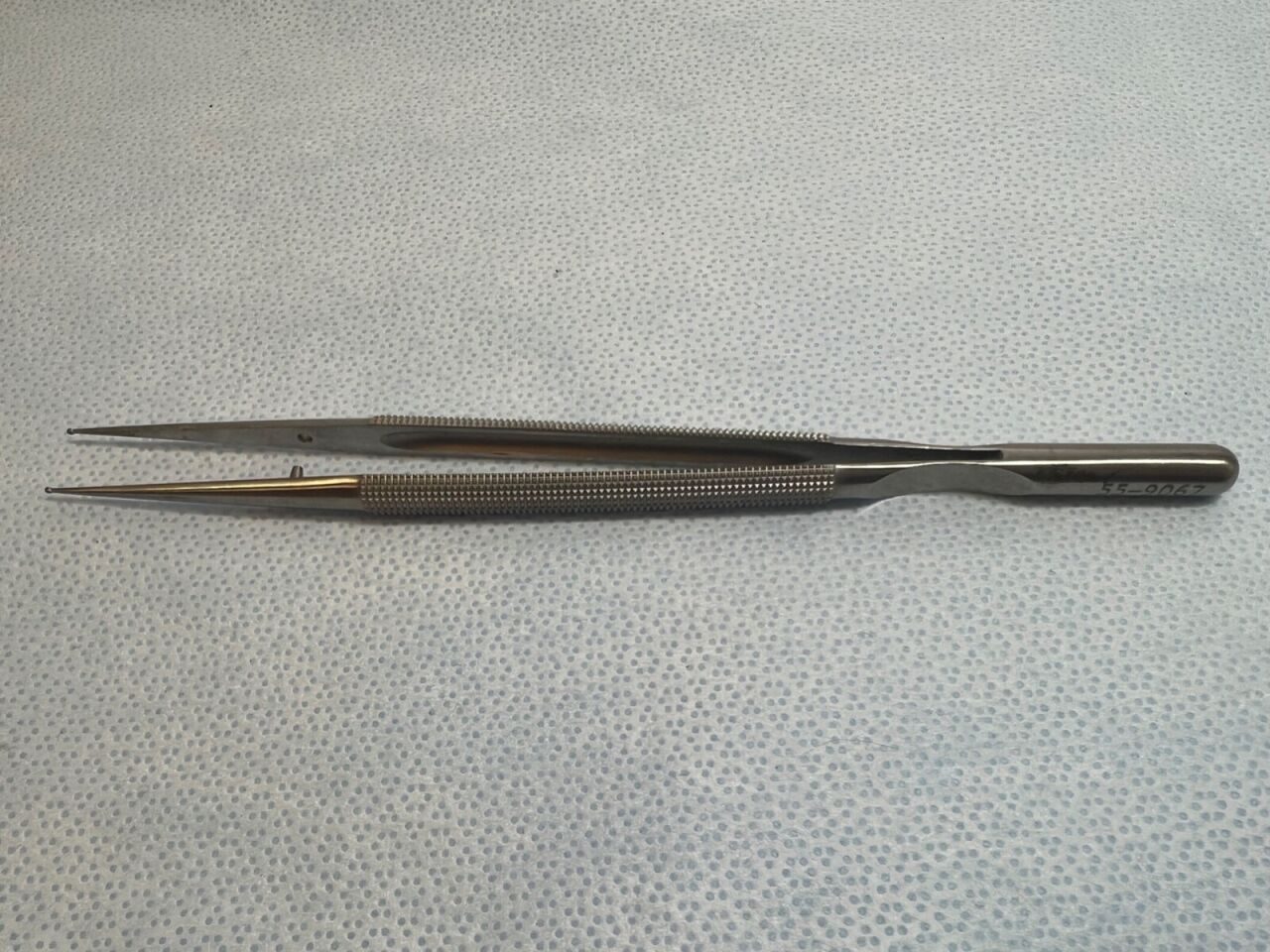 SSI ULTRA 55-9067 Ultra Micro Ring Tip Forceps Straight 1.0mm Tip 152mm Length — photo 1