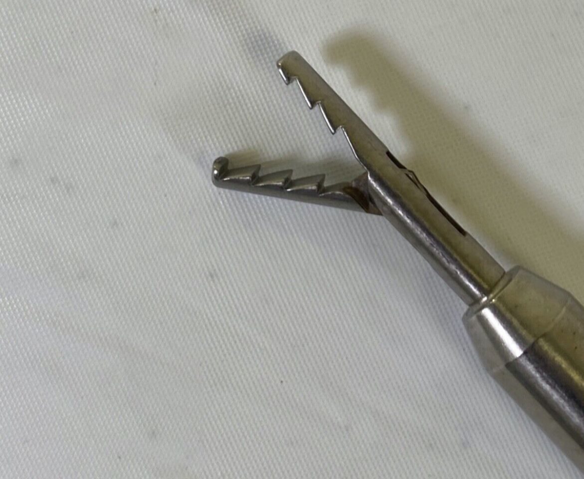R. WOLF 8385.13 Alligator Grasping Forceps 10mm x 33cm Spring Handle Laparoscopy — photo 6