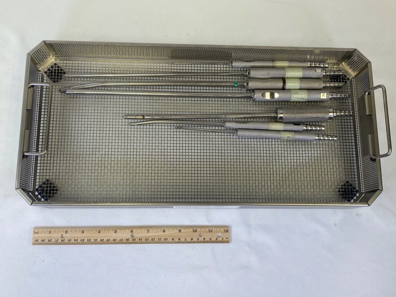 PADGET Liposuction Cannula Set Toomey Ends 7 Piece Liposuction Cannula Set w/ Sterilization Tray — photo 11