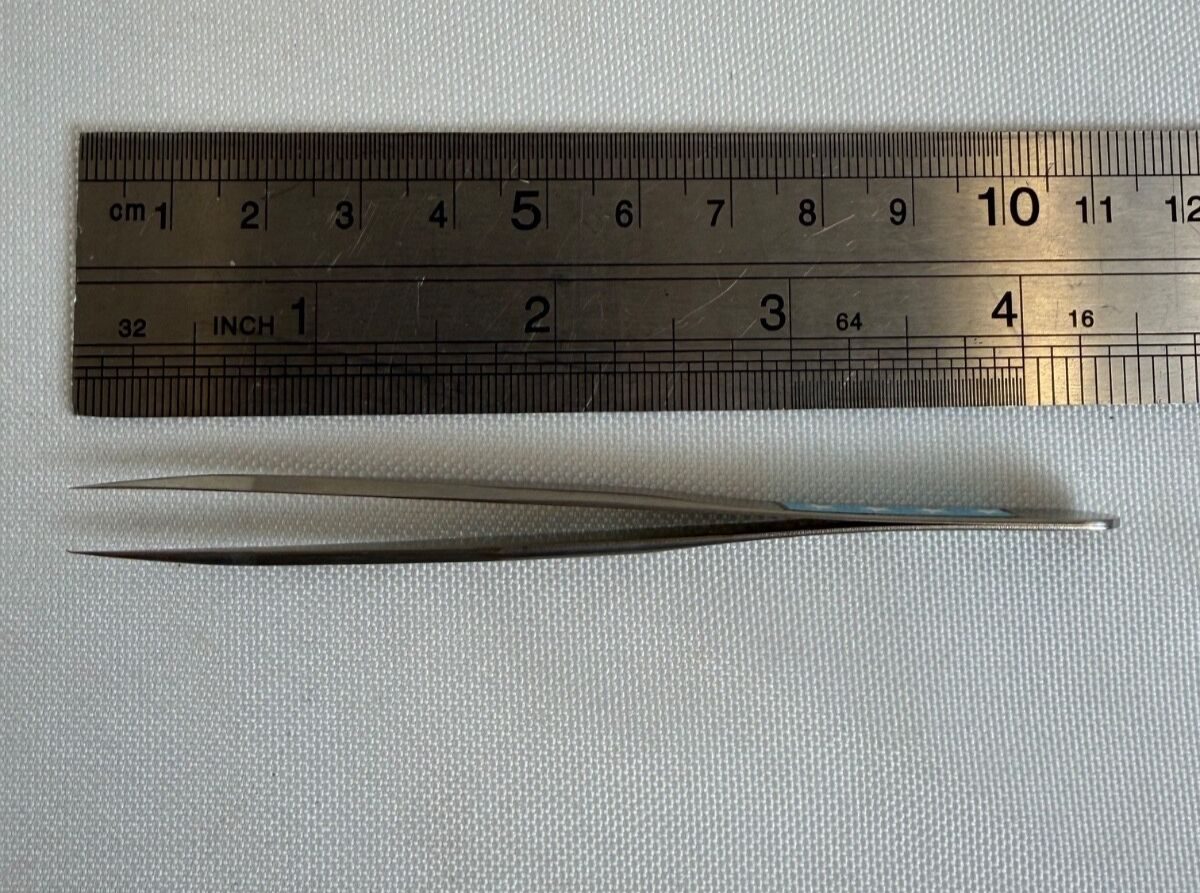 PADGETT P4712 Micro Forceps Style 3C Extra Fine Points 4.75" Microsurgical — photo 7
