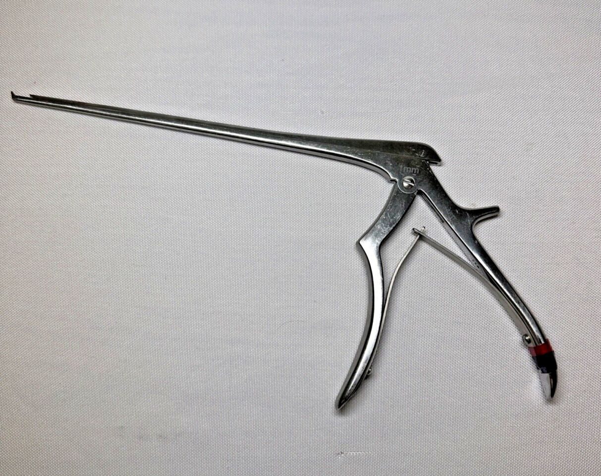 JARIT 281-041 Micro Kerrison Rongeur 8" 40deg Forward Angle 1mm Bite
