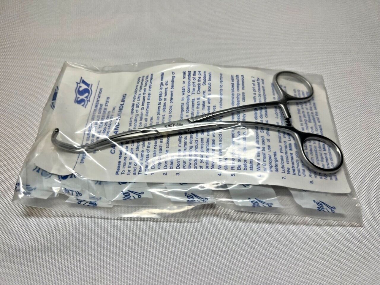 SSI ULTRA 55-6006 DeBakey-Derra Curved Clamp 6-1/2" — photo 1
