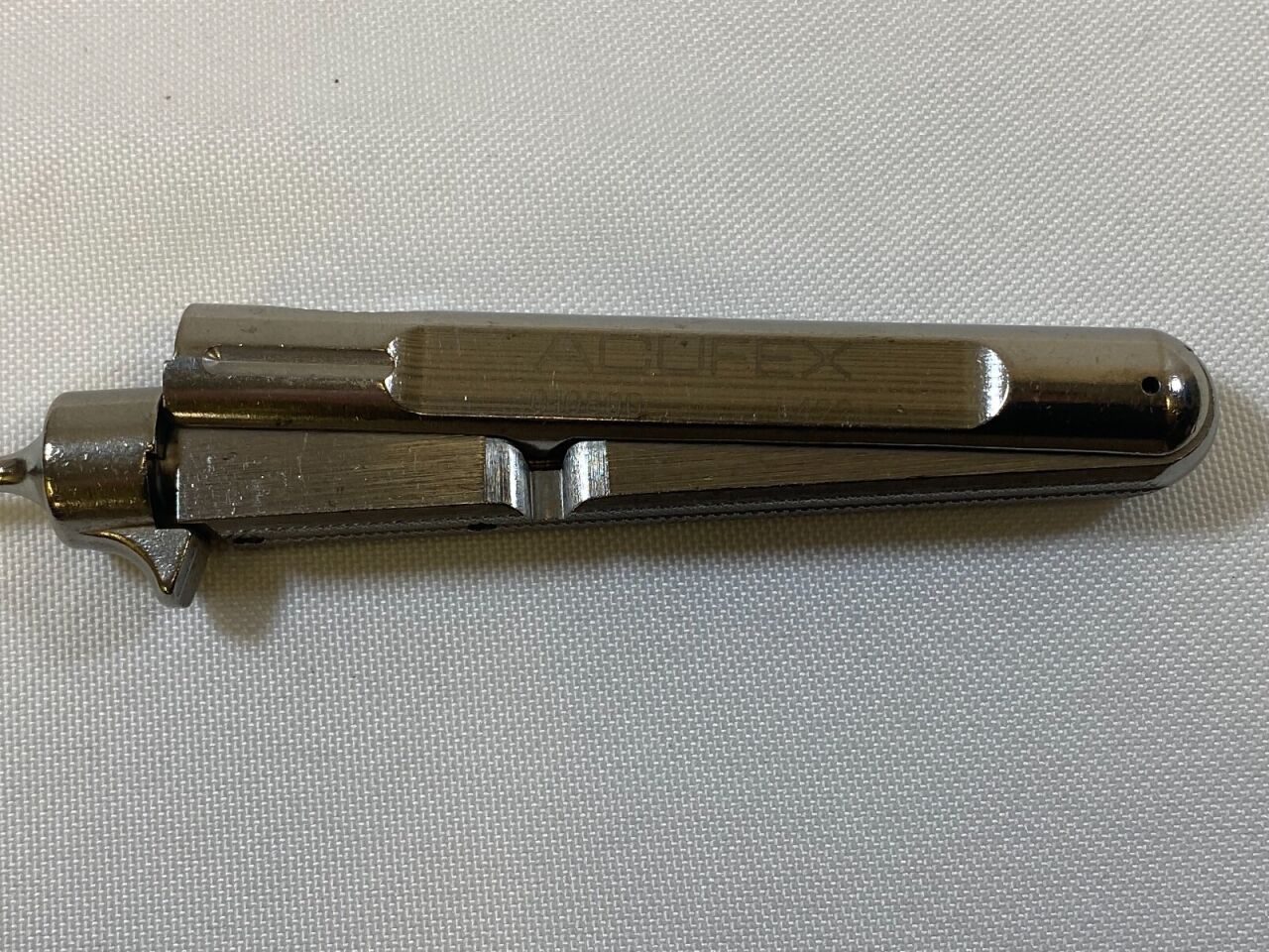 ACUFEX 10800 Cigar Handle Rotary Scissors 20deg Hooked Left — photo 5