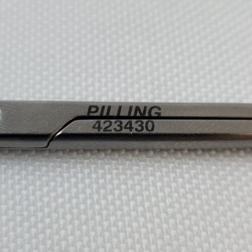 PILLING 423430 Miniature Eye Scissors Curved Blades 3-1/2" Ophthalmic — photo 4