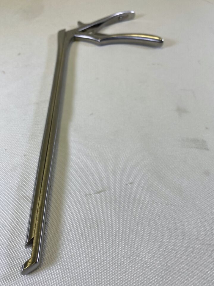 CODMAN 53-1429 6mm x 40deg x 11" Lumbar Kerrison Rongeur Hardy Handle Neuro Spine — photo 9