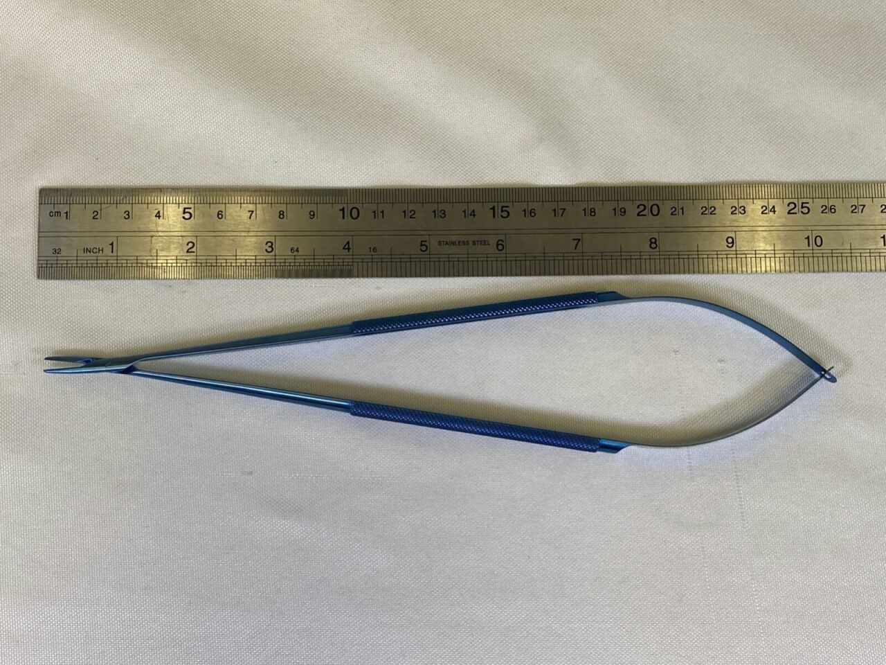 SYMMETRY SURGICAL 55-2544T Titanium Jacobson Needle Holder Straight w/o Lock 10" Length — photo 8