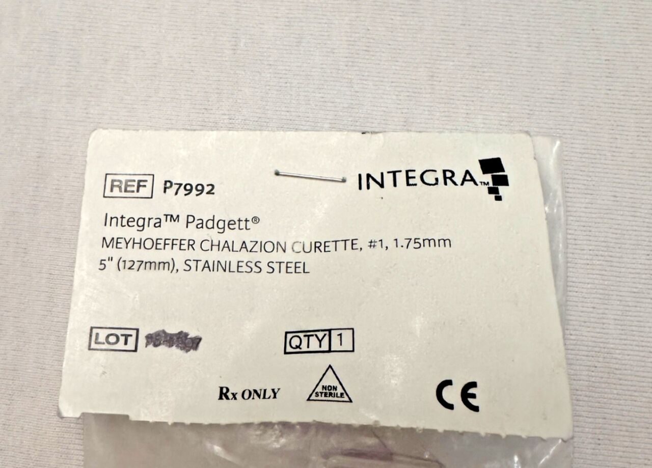 INTEGRA PADGETT P7992 Meyhoeffer Chalazion Curette #1 1.75mm — photo 5