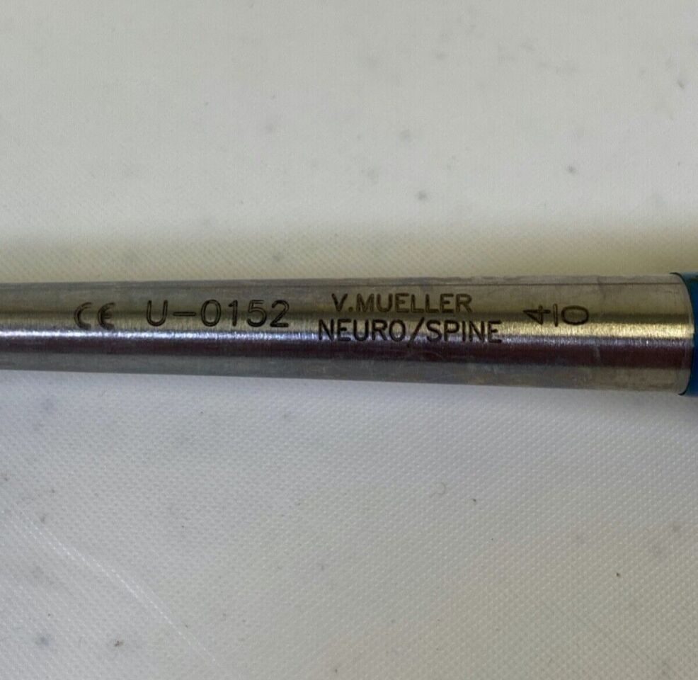 V. MUELLER U-0152 10" Reverse Angle Size 4/0 Curette Chroma-Line Reverse Angle Curette — photo 2