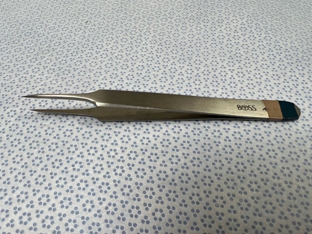 BOSS INSTRUMENTS  Surgical 4-1/3" Fine Point Precision Forceps — photo 1