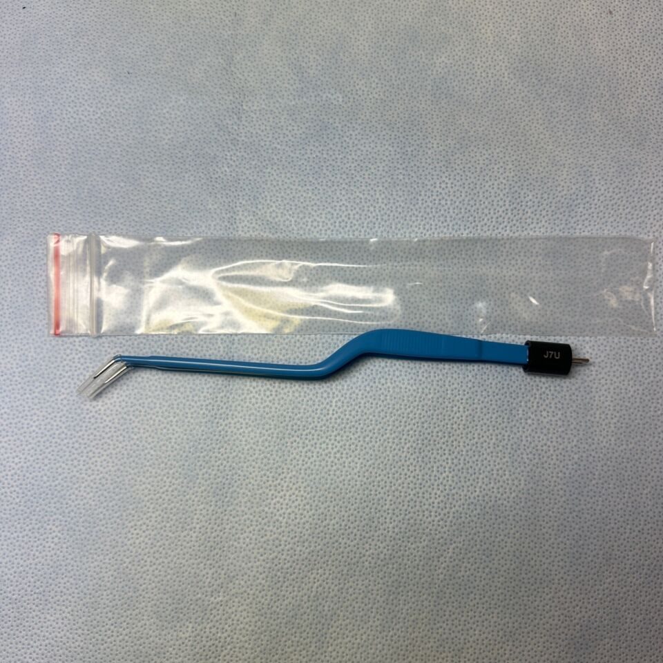 ELLMAN J7U 110-320-10 Gerald Bayonet Bipolar Forceps Up Angled 1.0mm x 7.25" — photo 5
