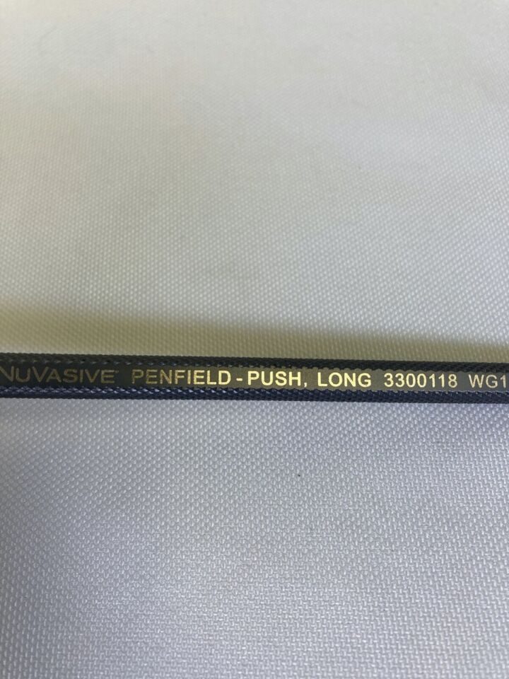NUVASIVE 3300118 Bayonet Blackened Long Neuro Spine Penfield Push/Pull Dissector — photo 8