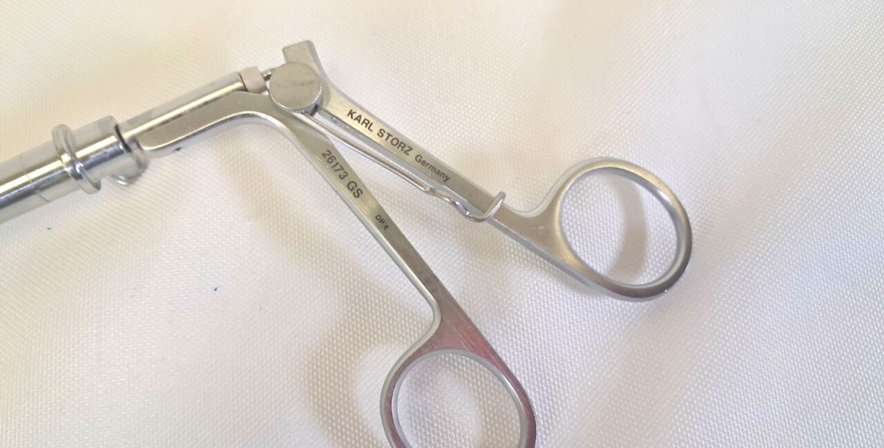 KARL STORZ 26173GS Biopsy Spoon Forceps 10mm X 36cm Spring Handle — photo 2