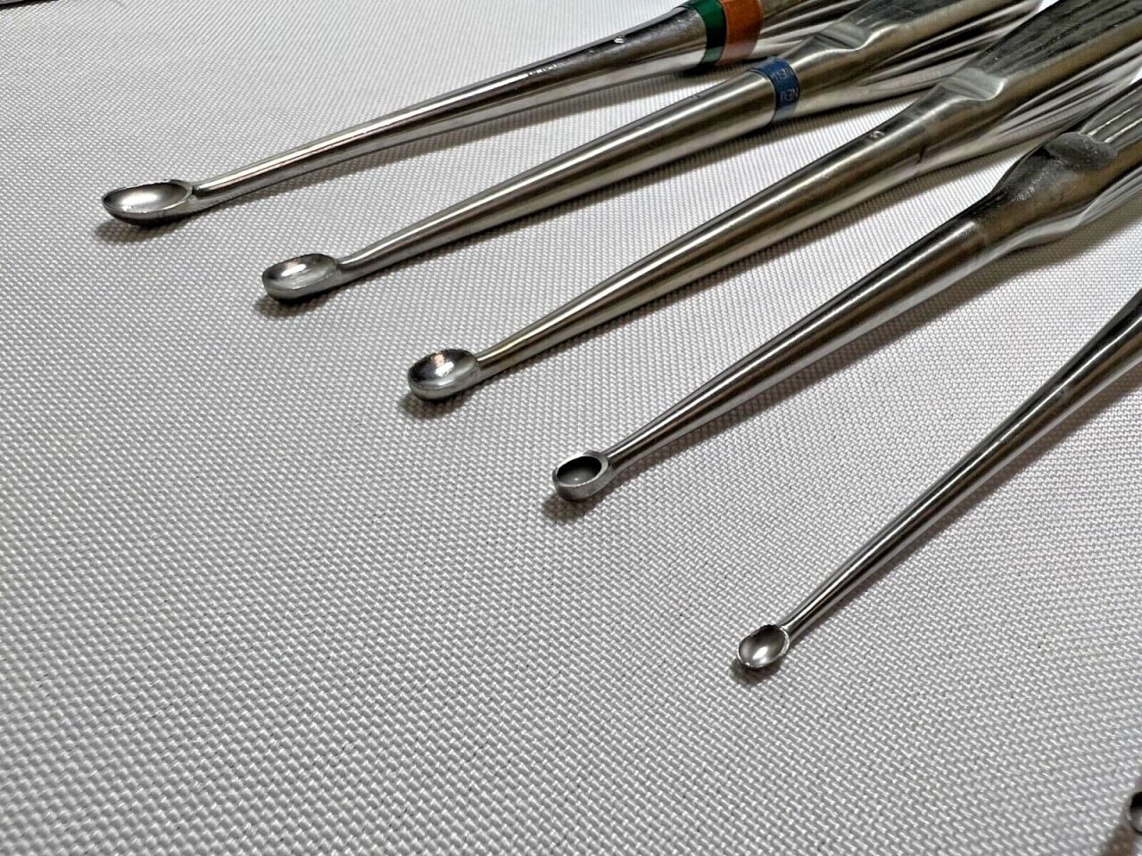 CODMAN  Set of 8 Bone Cup Curettes Spinal — photo 4