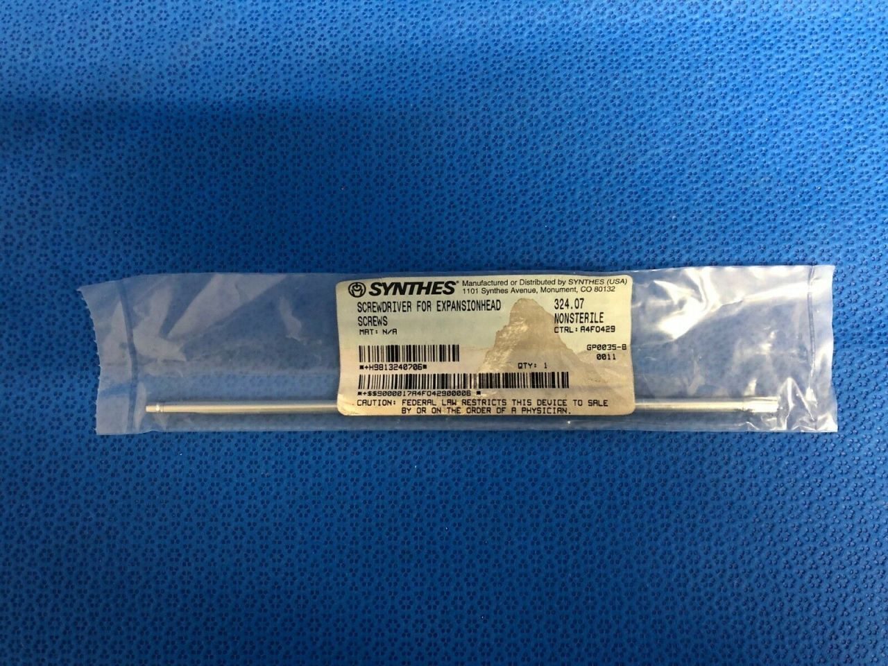 SYNTHES 324.07 Driver Shaft for Expansion 4 /4.35 mm — photo 1