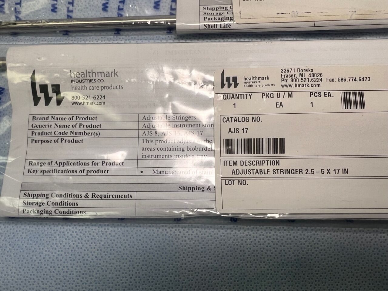 HEALTHMARK AJS17 Adjustable Instrument Stringer — photo 2