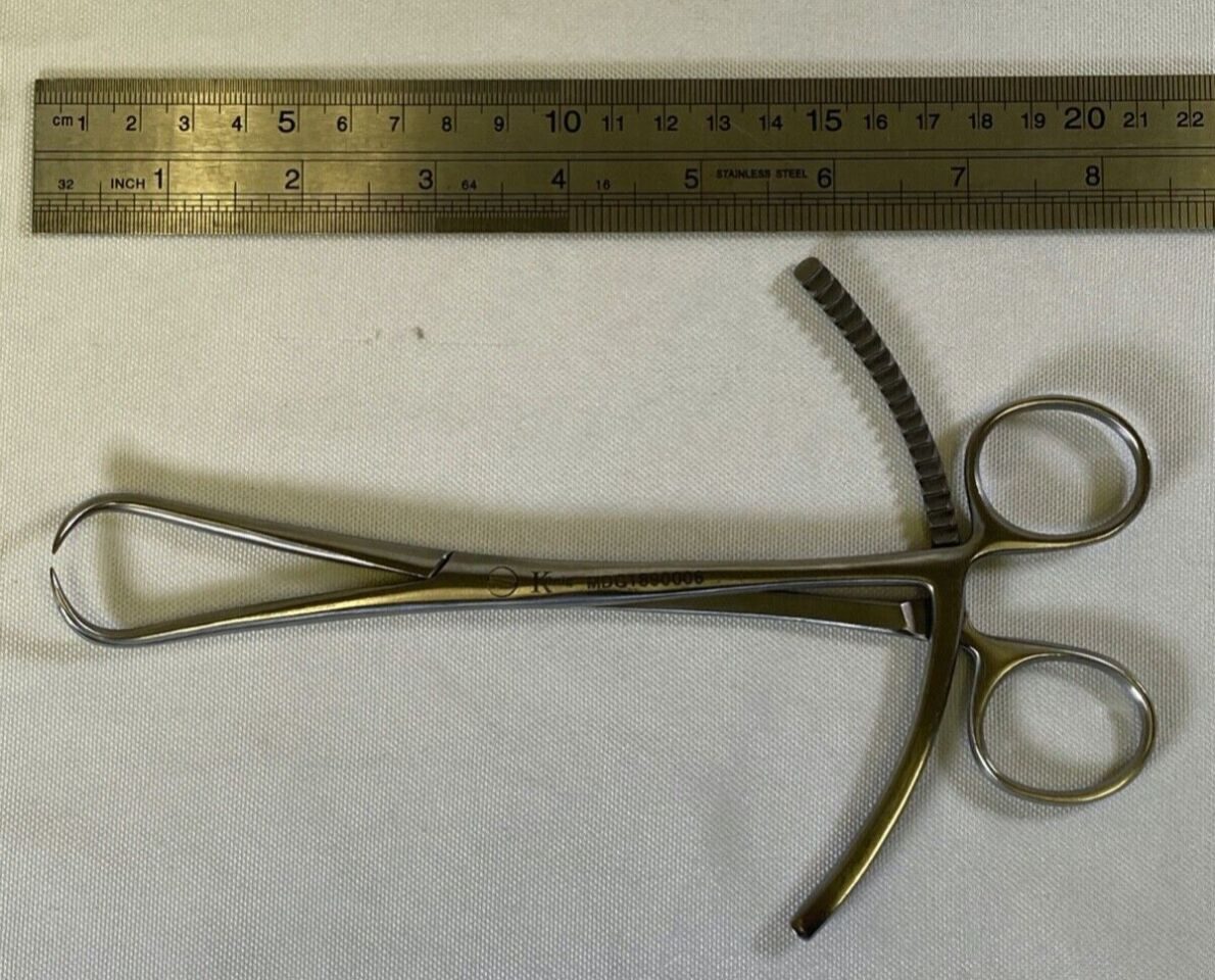 KONIG MEDLINE MDG1890006 Sharp Point Reduction Forceps 8.5" Ratchet — photo 8