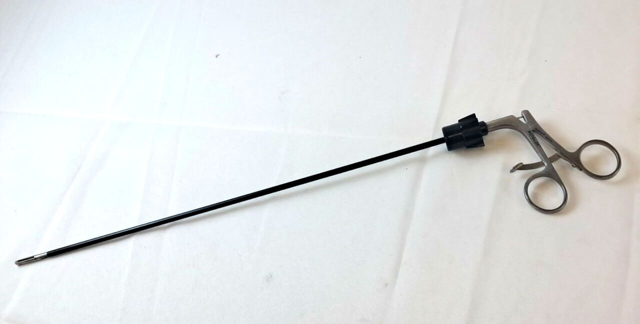 JARIT A625-114 Laparoscopic Artau-Allis Grasping Forceps 5mmX38cm Ratchet Handle