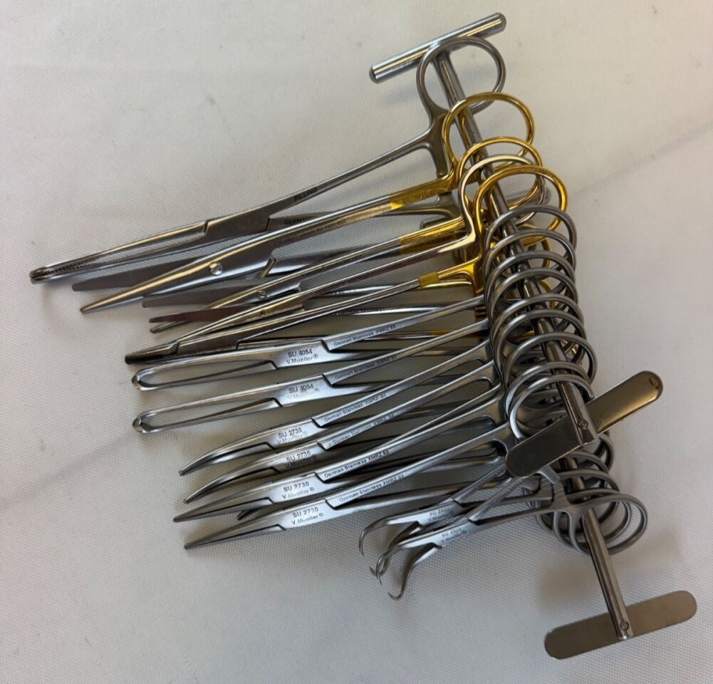 V. MUELLER Septum ENT Rhinoplasty Nasal Set 34 Piece Septum Tray ENT Nasal Set w/ Tray — photo 7