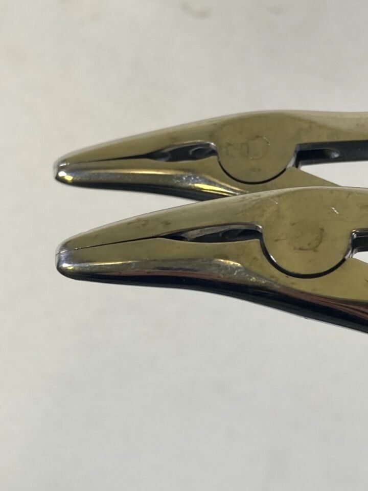 STILLE  Pair of Curved 3mm & 4mm Leksell Bone Rongeurs Double Action — photo 8