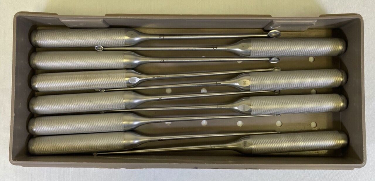 LENOX MACLAREN Wallie Heinig of 10 13.5" Straight & Forward Angled Curette Set — photo 11