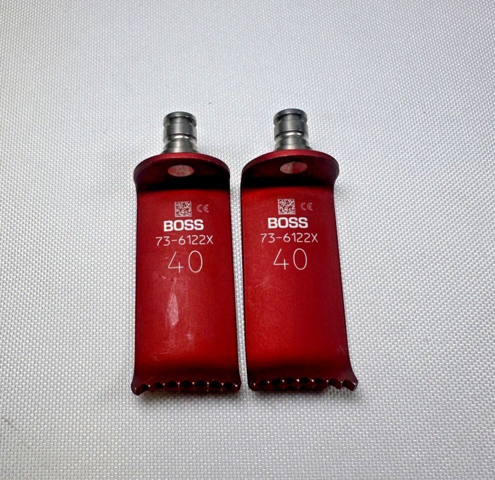 BOSS 73-6122x Image-Line Retractor Blade, Short, Red, 40mm SET OF 2 — photo 3