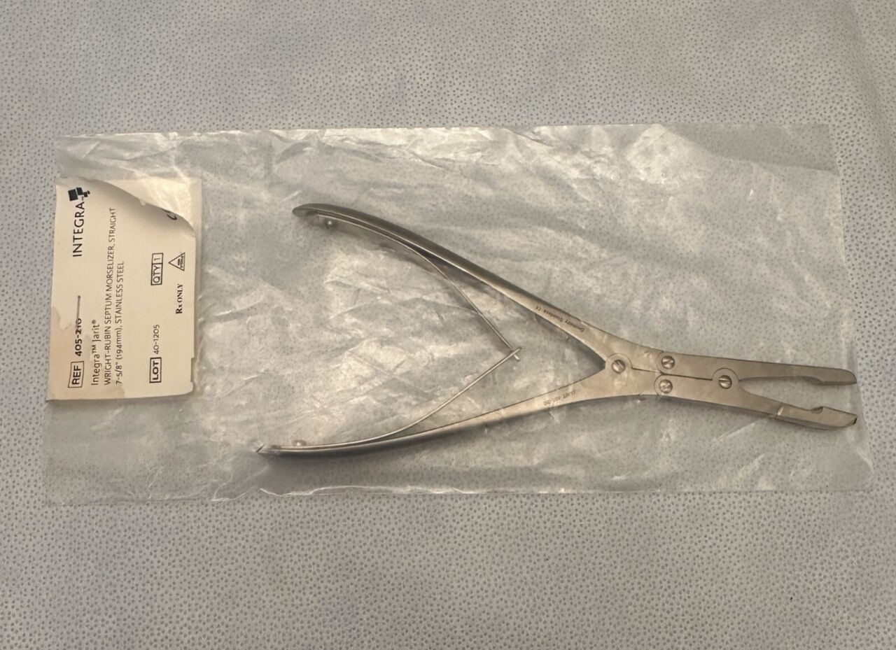 INTEGRA 405-210 Wright-Rubin Septum Morselizer Straight 7-5/8" ENT
