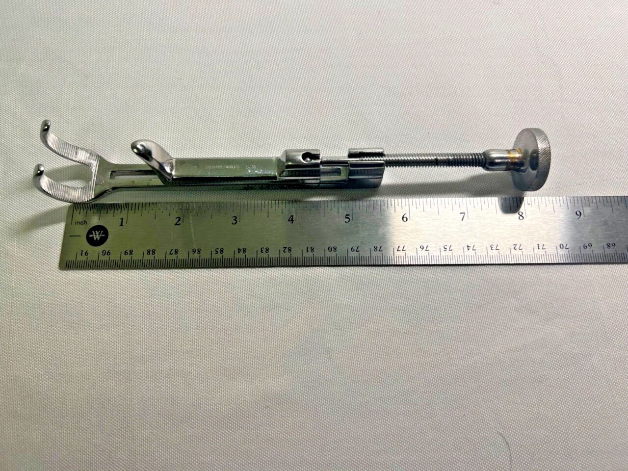 SKLAR S/M Lowman Adjustable Bone Clamp 1 x 2 Prong Jaw — photo 6