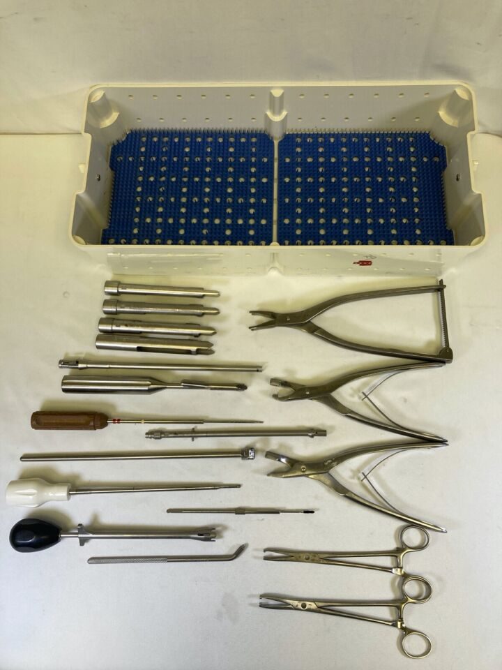 ODEV Various 18 Piece Orthopedic Development Contour Spinal System Instrument Set & Case — photo 3