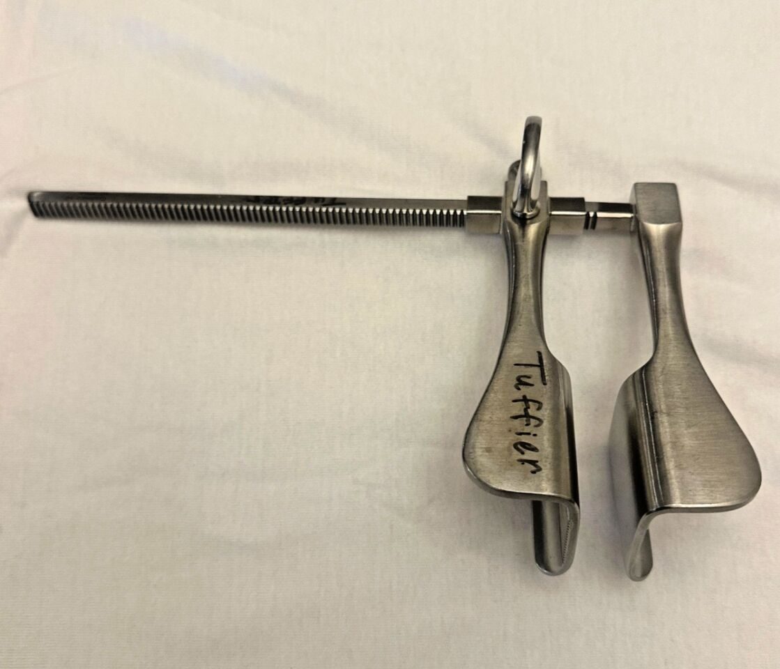 CODMAN 50-8064 Tuffier Rib Retractor Spreader 13/4" x 2" Blades — photo 2