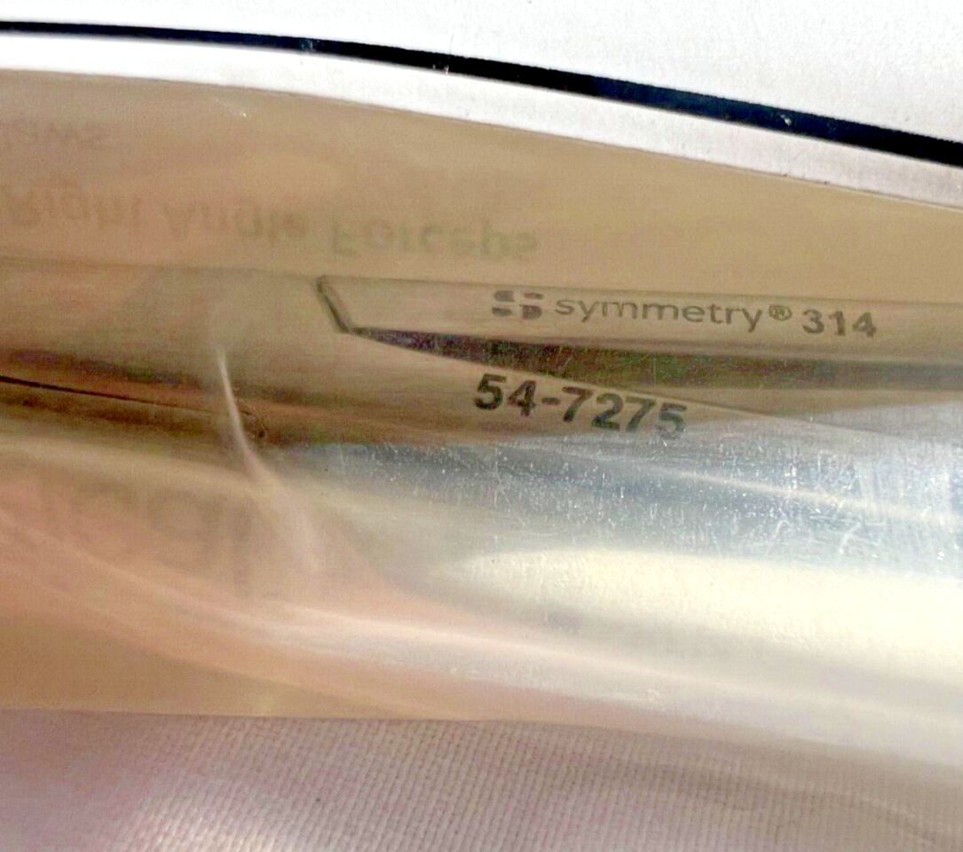 SYMMETRY SURGICAL 54-7275 Full Curve Jaws 5-3/4" L Delicate Right Angle Forceps — photo 2