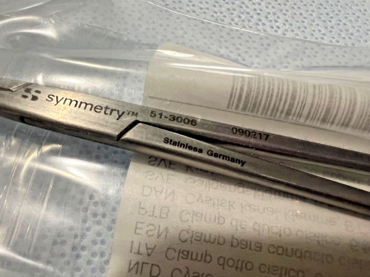 SYMMETRY SURGICAL 51-3006 Borge Cystic Duct Clamp 6French 8-1/4" Length — photo 2