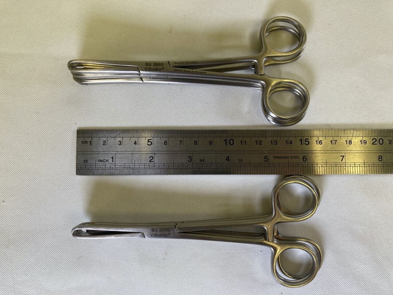 15 Piece V Mueller Codman & Sterilization Pan General ENT Thyroid Instrument Set — photo 2