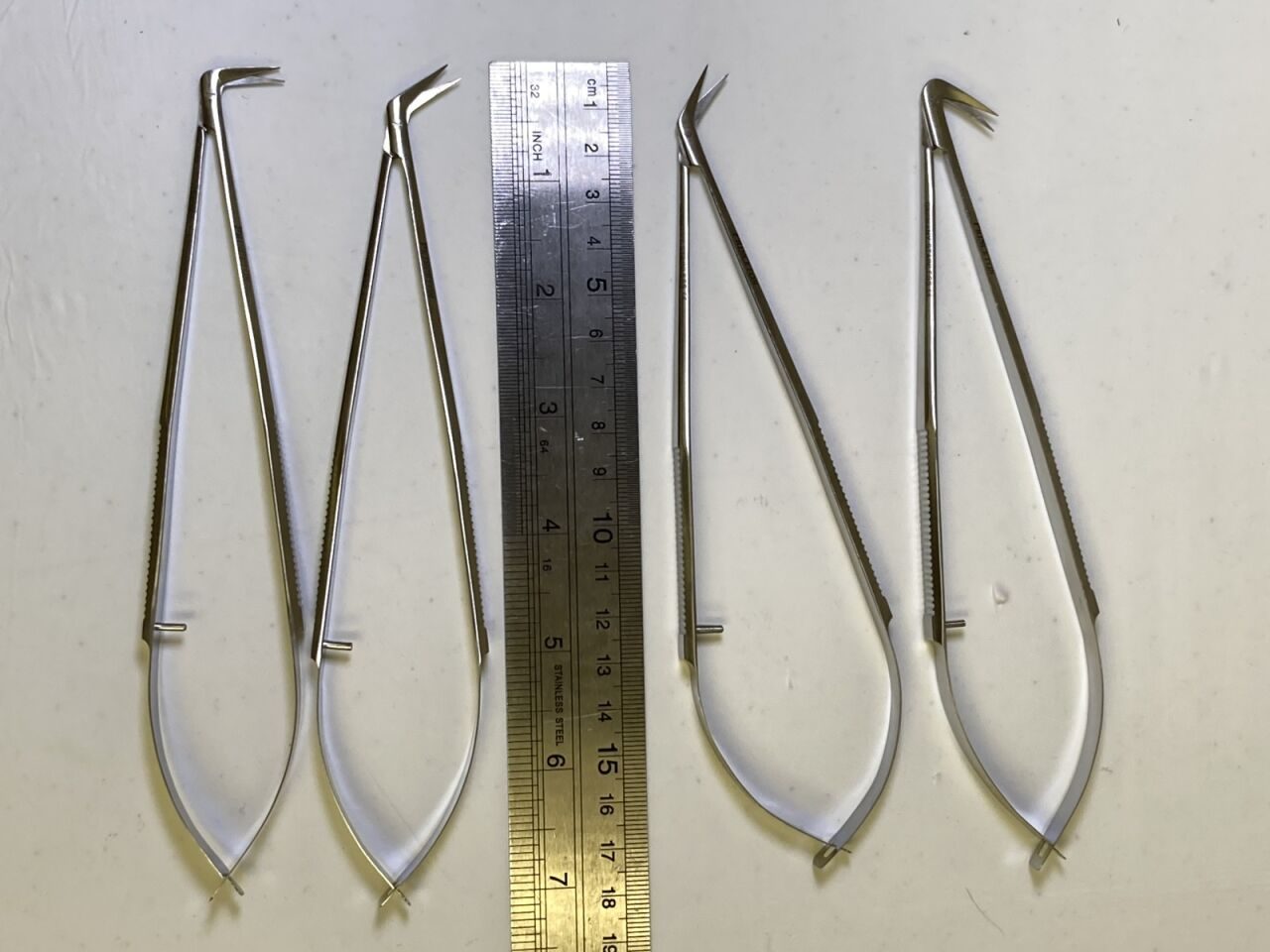 PRINCETON Set of 4 45deg 60deg 90deg 120deg x 7" Cardiovascular Thoracic Scissors Sharp — photo 6