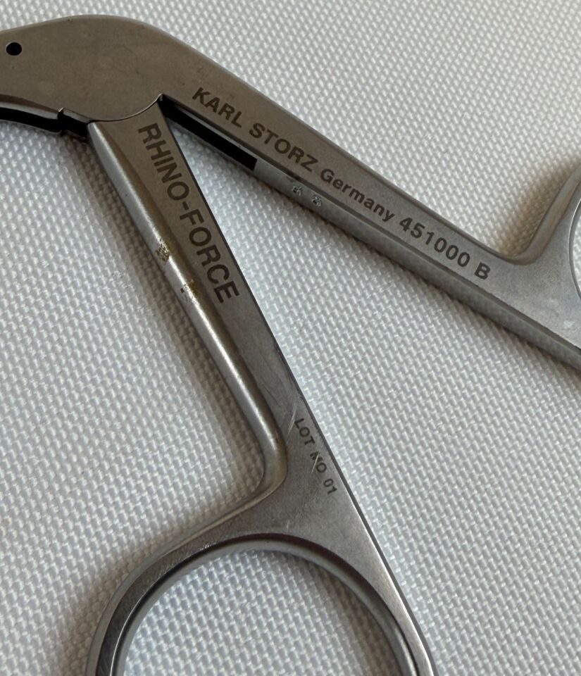 KARL STORZ 451000B Blakesley Rhino Force Straight Size 0 3mm Through Cut ENT — photo 2