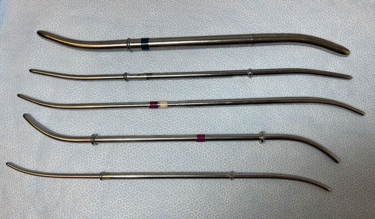 V. MUELLER 6/10 7/19 11/12 19/20 Lot of 5 Uterine Dilators