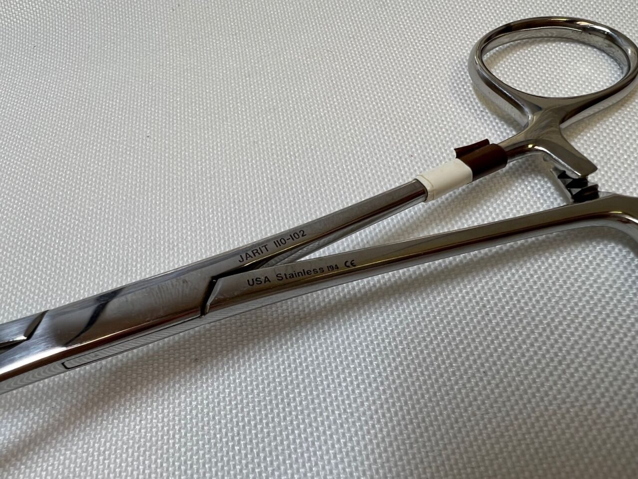 JARIT 110-102 Backhaus Towel Clamp Forceps 5-1/4" Angled — photo 7