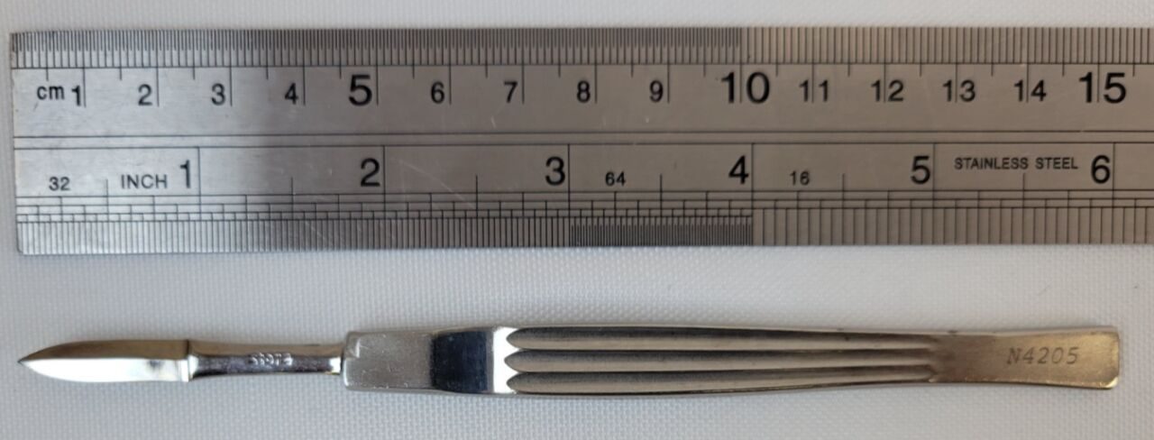 KARL STORZ N4205 Joseph Nasal Knife Double-Edged Straight Blade 150mm — photo 7