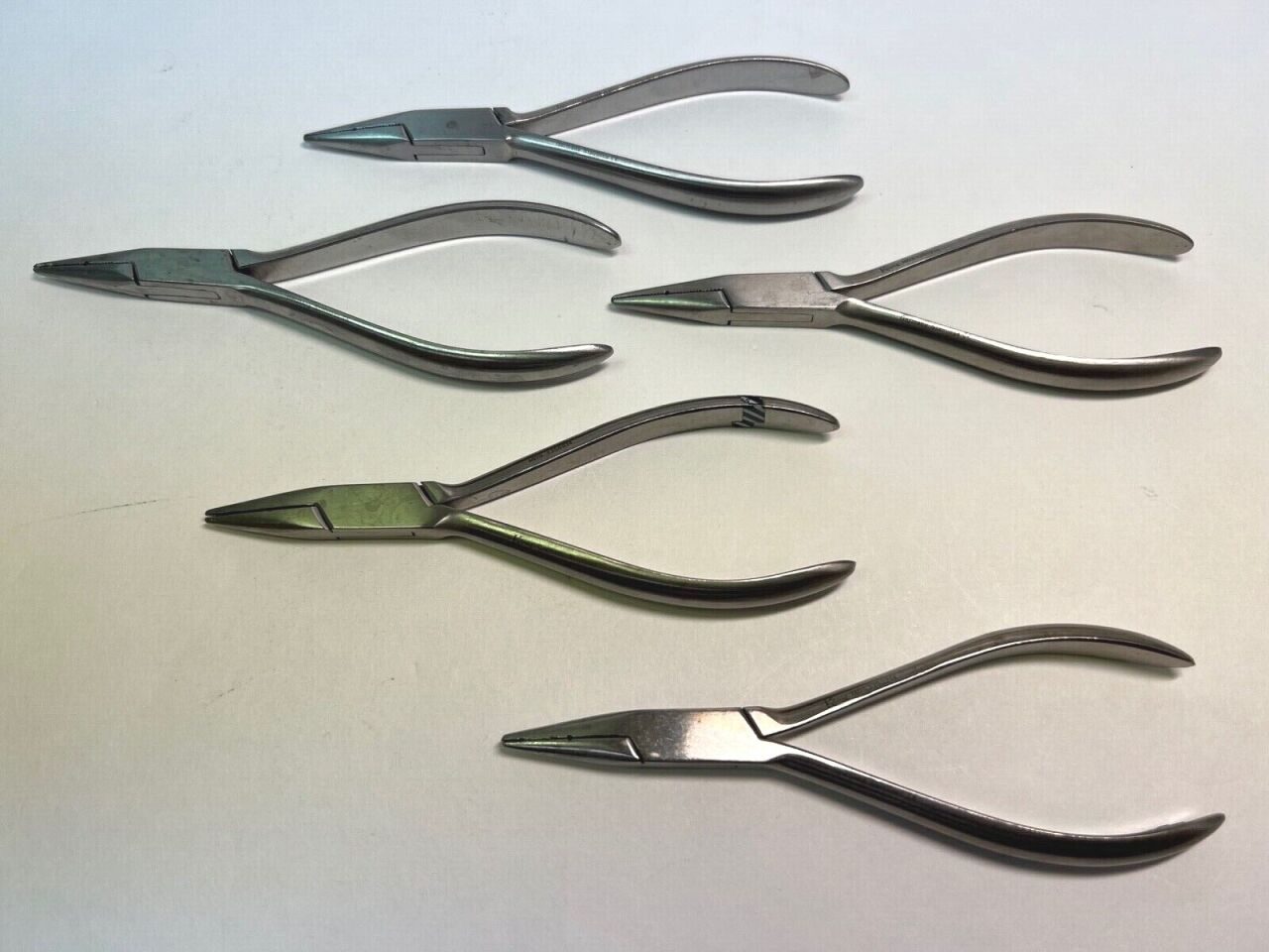 KONIG MDS 3390214 Lot Of 5 Serrated Jaw Pliers 5-1/2" Length