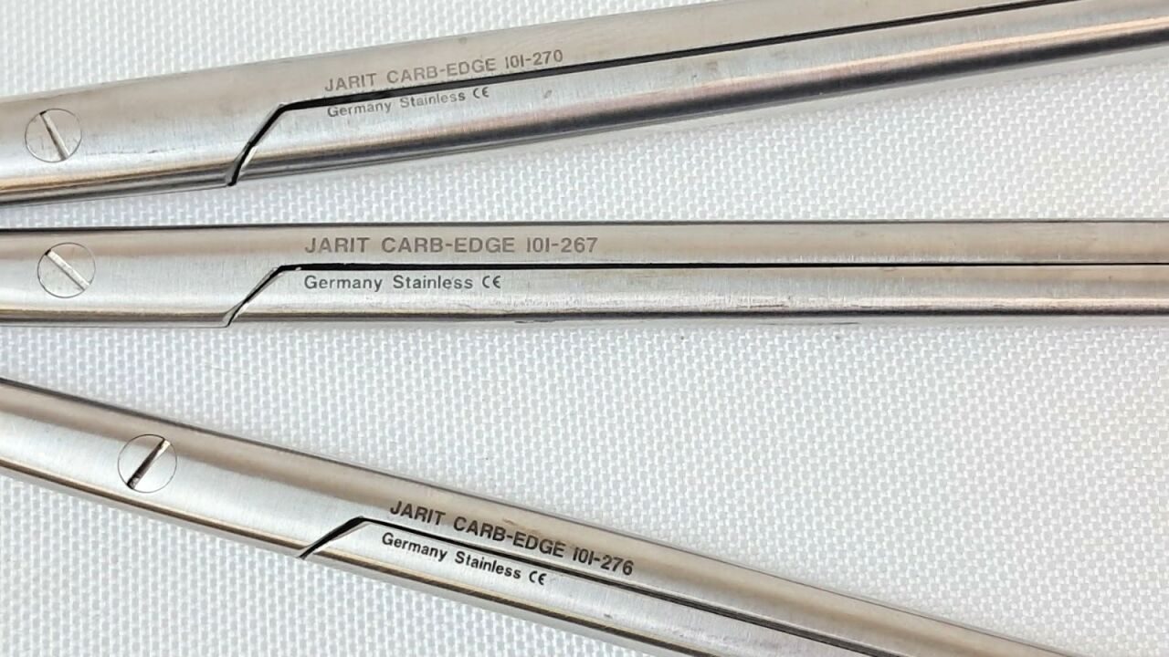 JARIT 101-267 101-276 101-270 Carb-Edge Metzenbaum-Nelson Scissors Set — photo 3