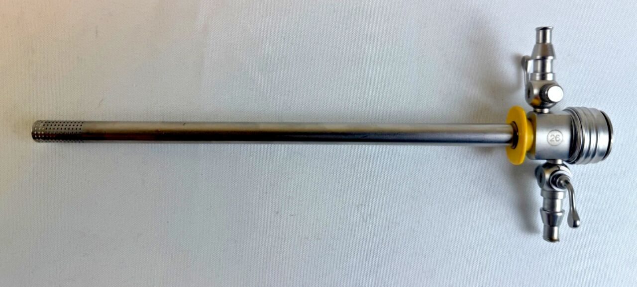 KARL STORZ 27050SC 26Fr Continuous Flow Yellow 26Fr Resectoscope Outer Sheath — photo 1