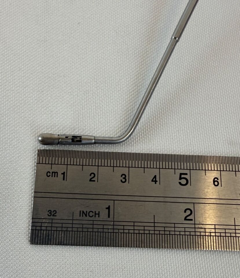 KARL STORZ 650222 Double Spoon Forceps Horizontal Opening 70° Upturned 13cm — photo 7