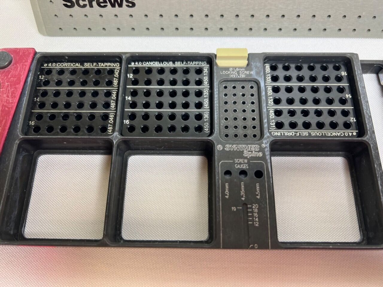 SYNTHES (EMPTY) CSLP Cervical Spine Locking Plate Module For Screws — photo 2