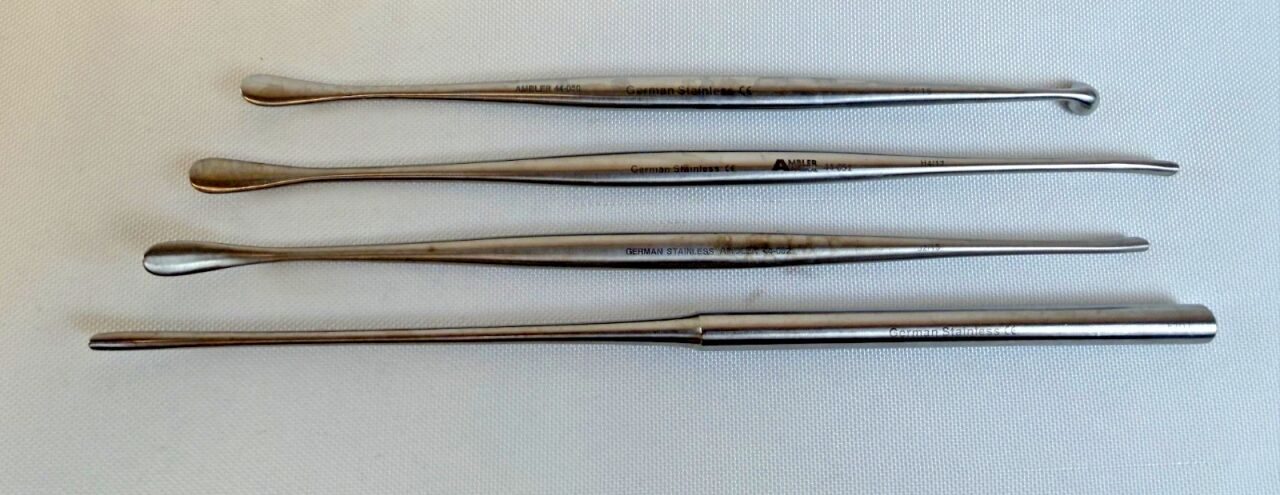 AMBLER SURGICAL Penfield #1-4 Set of 4 Dissectors & Elevators Neuro Ortho